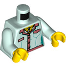 LEGO Licht Aqua Sally Minifig Torso (973 / 76382)