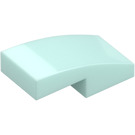 LEGO Light Aqua Slope 1 x 2 Curved (3593 / 11477)