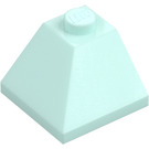 LEGO Light Aqua Slope 2 x 2 (45°) Corner (3045)