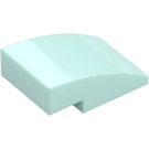 LEGO Light Aqua Slope 2 x 3 Curved (24309)