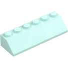 LEGO Lys aqua Skråning 2 x 6 (45°) (23949)