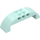 LEGO Light Aqua Slope 2 x 8 x 2 Curved (11290 / 28918)