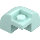 LEGO Light Aqua Slope Brick 2 x 2 x 1.3 Curved Corner (67810)