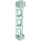 LEGO Light Aqua Support 2 x 2 x 10 Girder Triangular Vertical (Type 4 - 3 Posts, 3 Sections) (4687 / 95347)