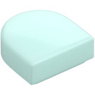 LEGO Light Aqua Tile 1 x 1 Half Oval (24246 / 35399)