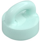 LEGO Light Aqua Tile 1 x 1 Round with Handle (77813)