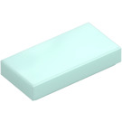 LEGO Light Aqua Tile 1 x 2 with Groove (3069 / 30070)