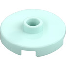 LEGO Light Aqua Tile 2 x 2 Round with Stud (18674)