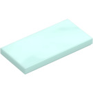 LEGO Lys aqua Tile 2 x 4 (87079)