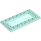 LEGO Světlá aqua Dlaždice 4 x 8 Převrácený (83496)