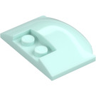 LEGO Light Aqua Wedge 3 x 4 x 0.7 with Recess (93604)