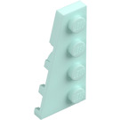 LEGO Světlá aqua Klín Deska 2 x 4 Křídlo Levý (41770)