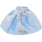 LEGO Light Blue Belville Skirt with Silver Bows