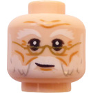 LEGO Licht vleeskleurig Albus Dumbledore Vlak Hoofd (Verzonken solide nop) (3626 / 79166)