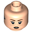 LEGO Leichtes Fleisch Aloy Minifigure Kopf (Einbau-Vollbolzen) (3274 / 72424)