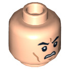 LEGO Light Flesh Angry Clone Head (Recessed Solid Stud) (3626 / 12817)