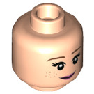 LEGO Leichtes Fleisch Anna Minifigure Kopf (Einbau-Vollbolzen) (3626 / 42572)