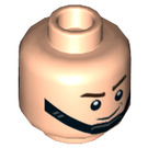 LEGO Light Flesh AT-ST Driver Minifigure Head (Recessed Solid Stud) (3626 / 27423)