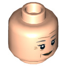 LEGO Licht Vleeskleurig Aunt May Minifigure Hoofd (Verzonken Solid Stud) (3626 / 26991)