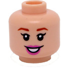 LEGO Light Flesh Aurora Head (Recessed Solid Stud) (3626 / 102023)