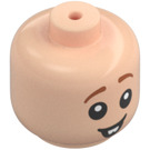 LEGO Light Flesh Baby Head with Gru Cute Face with Neck (33464)