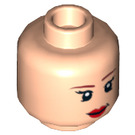LEGO Light Flesh Batgirl Minifigure Head (Recessed Solid Stud) (3626 / 15779)