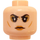 LEGO Licht Vleeskleurig Bellatrix Lestrange Vlak Hoofd (Verzonken Solid Stud) (3626)