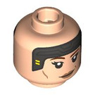LEGO Leichtes Fleisch Bo-Katan Kryze Minifigure Kopf (Einbau-Vollbolzen) (3274 / 104550)