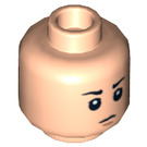 LEGO Light Flesh Boba Fett, Young Head (Recessed Solid Stud) (3626 / 13814)