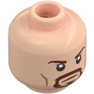 LEGO Lys hud Boromir med Dark Blå Ben Minifigur Hode (Forsenket solid knott) (3626 / 101748)