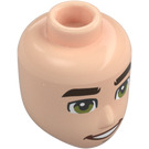 LEGO Light Flesh Brendan Male Minidoll Head (28649 / 105826)