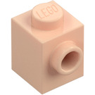 LEGO Light Flesh Brick 1 x 1 with Stud on One Side (87087)