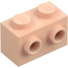 LEGO Lätt Hudfärgad Kloss 1 x 2 med Knoppar på Ett Sida (11211)