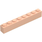 LEGO Light Flesh Brick 1 x 8 (3008)