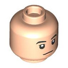 LEGO Leichtes Fleisch BTS Minifigure Kopf (Einbau-Vollbolzen) (3626 / 101963)