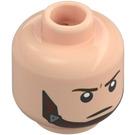 LEGO Helles Fleisch Kapitän America Minifigur Kopf (Vertiefte feste Noppen) (3626 / 66628)