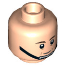 LEGO Leichtes Fleisch Captain Antilles Minifigure Kopf (Einbau-Vollbolzen) (3626 / 50395)