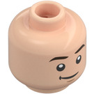 LEGO Světlá tělová Chandler Bing Hlava (Zapuštěný pevný cvoček) (3626 / 77726)