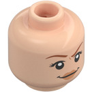 LEGO Beige Léger Claire Dearing Minifigurine Tête (Montant solide encastré) (3626 / 38182)