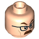 LEGO Light Flesh Commissioner Gordon Minifigure Head (Recessed Solid Stud) (3626 / 55147)