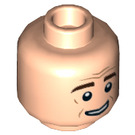LEGO Light Flesh Cosmo Kramer Minifigure Head (Recessed Solid Stud) (3626 / 78864)