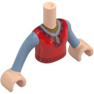 LEGO Lys hudfarvet Dahlia Friends Torso (73141 / 92456)