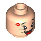 LEGO Light Flesh Dopey Minifigure Head (Safety Stud) (3274 / 107071)