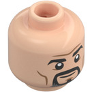 LEGO Beige Léger Dr. Strange Minifigurine Tête (Montant solide encastré) (3626 / 80467)