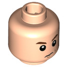LEGO Leichtes Fleisch Draco Malfoy Minifigure Kopf (Einbau-Vollbolzen) (3626 / 39230)