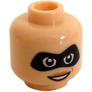 LEGO Light Flesh Elastigirl (Normal arms) Minifigure Head (Recessed Solid Stud) (3626 / 38069)