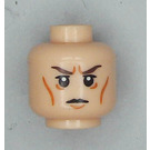 LEGO Light Flesh Elrond Head (Safety Stud) (3626)