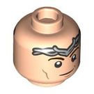LEGO Light Flesh Elrond - No Cape Minifigure Head (Recessed Solid Stud) (3626 / 101751)