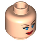 LEGO Light Flesh Elsa Schneider Head (Safety Stud) (3626 / 86742)