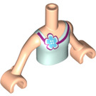 레고 가벼운 살 Emma 몸통, ~와 함께 Halter 맨 위 ~와 함께 꽃 (92456)
